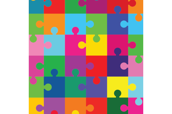 Download Puzzle Pattern, Puzzle Digital Paper - Puzzle pattern Collection