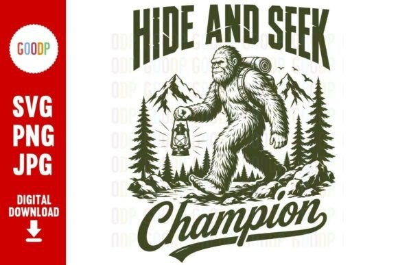 Download Bigfoot Hide and Seek Champion SVG - Hide Collection