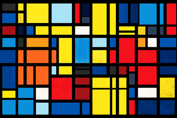 Download Modern Geometric Glass Art Pattern - Modern geometric Collection