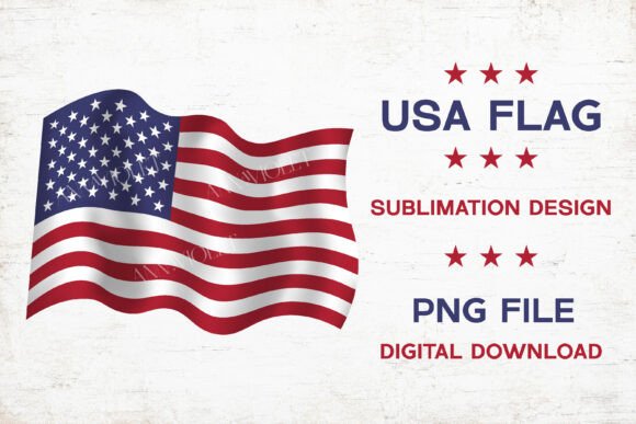Download USA Flag PNG Sublimation | American Flag - Premium Resources