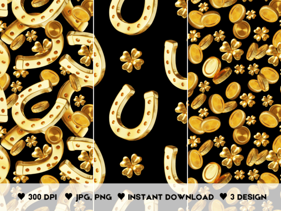Download Golden Patterns Set - Golden patterns Collection