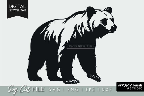 Download Bear SVG, Bear Silhouette Cut File - Premium Resources