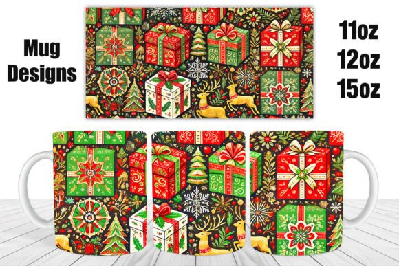 Download Gift Wrap PNG MUG - Gift wrap Collection